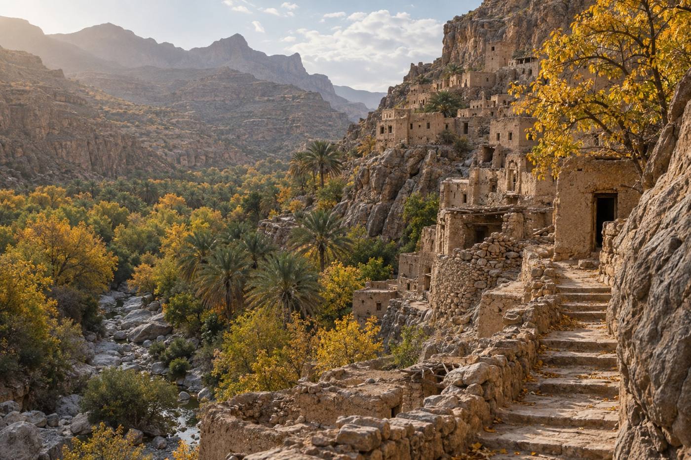 Wahiba Sands at dusk — the cover of the Oman sample trip